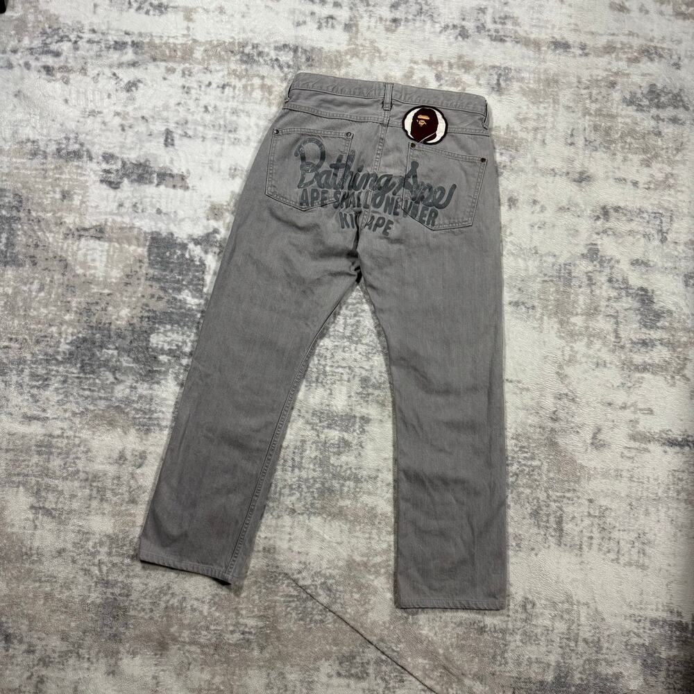 Authentic Bape 2000’s Champion Logo Jeans 30
